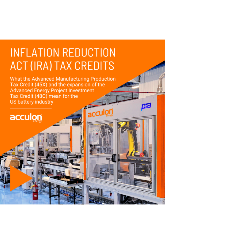 Inflation Reduction Act (IRA) Tax Credits What the advanced